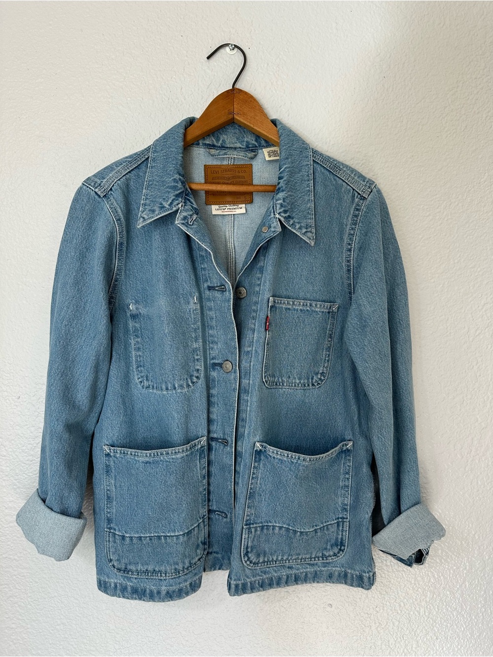 Levi's Light Blue Denim Workwear Jacket